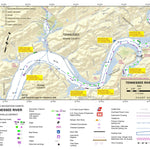 US Army Corps of Engineers Tennessee River Chart 80 - Caney Creek, Clinch River & Kingston, TN digital map