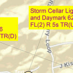 US Army Corps of Engineers Tennessee River Chart 86 - Lowes Ferry Light digital map