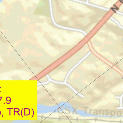 US Army Corps of Engineers Tennessee River Chart 87 - Looney Island digital map