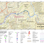 US Army Corps of Engineers Tennessee River Chart 88 - Knoxville, TN, Dickson Island & head of Tennessee River digital map