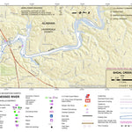 US Army Corps of Engineers Tennessee River Chart 96 - Shoal Creek digital map