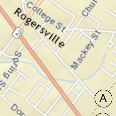 US Army Corps of Engineers Tennessee River Chart 97 - First Creek digital map