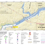 US Army Corps of Engineers Tennessee River Chart 98 - Elk River digital map