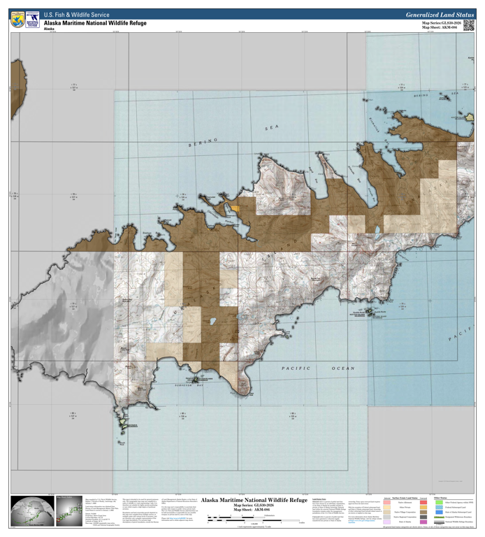 Alaska Fish Map Alaska Maritime NWR (AKM-086 - #86 of 183) Map by U.S. Fish & Wildlife ...