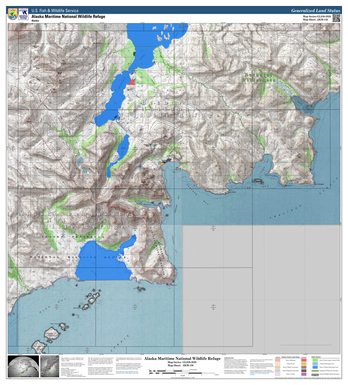 Alaska Maritime NWR (AKM-136 - #136 of 183) Map by U.S. Fish & Wildlife ...