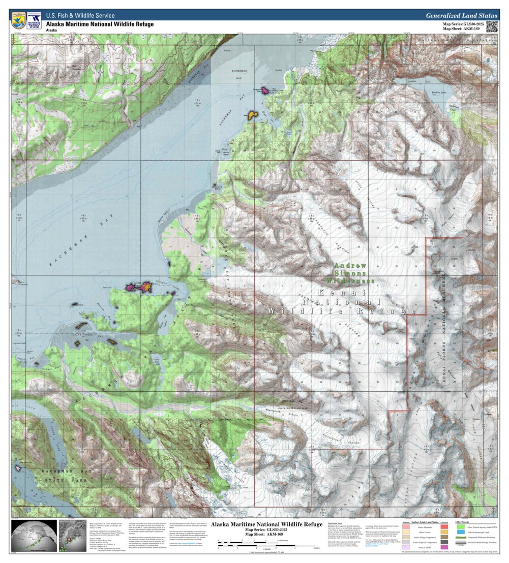 Alaska Maritime NWR (AKM-169 - #169 of 183) Map by U.S. Fish & Wildlife ...