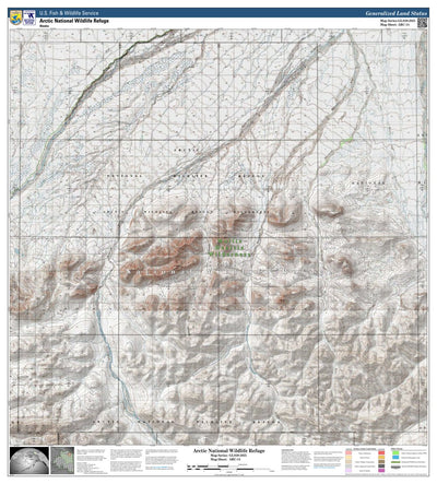 Arctic NWR (ARC-14 - #14 of 73) Map by U.S. Fish & Wildlife Service ...