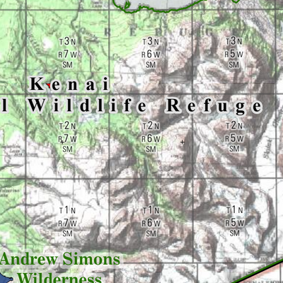 Kenai NWR - 1:250,000 (KNA-08-0033) Preview 2