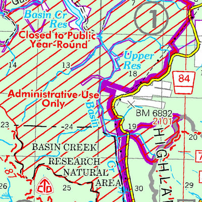 US Forest Service R1 Beaverhead - Deerlodge NF North East 2013 digital map