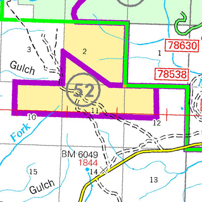 US Forest Service R1 Beaverhead - Deerlodge NF North West 2013 digital map