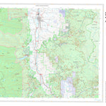 US Forest Service R1 Bitterroot NF Visitor Map Darby RD 2015 digital map