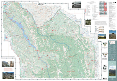 US Forest Service R1 Bob Marshall, Great Bear and Scapegoat Wilderness Areas 2012 North Half Limited Revision 2020 digital map