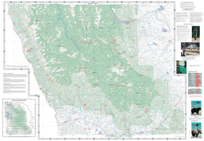 US Forest Service R1 Bob Marshall, Great Bear and Scapegoat Wilderness Areas 2012 South Half Limited Revision 2020 digital map