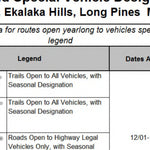 Custer Gallatin NF - Sioux Ranger District - Chalk Buttes Ekalaka Hills MVUM 2025 Preview 3