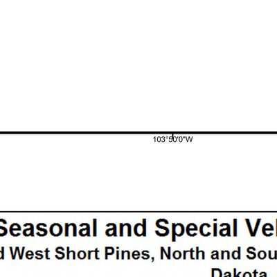 Custer Gallatin NF - Sioux Ranger District - Short Pines MVUM 2025 Preview 3