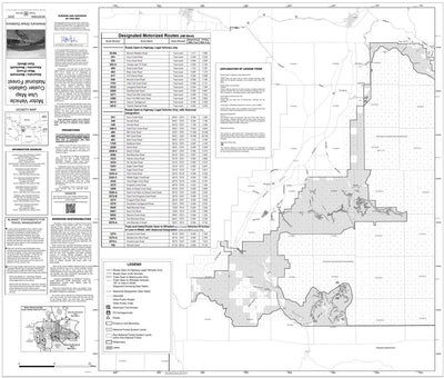 Custer Gallatin NF - Absaroka / Beartooth West MVUM 2025 Preview 1
