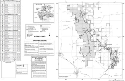 Custer Gallatin NF - Bridger / Bangtail MVUM 2025 Preview 1
