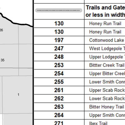 Custer Gallatin NF - Crazy Mountains MVUM 2025 Preview 3