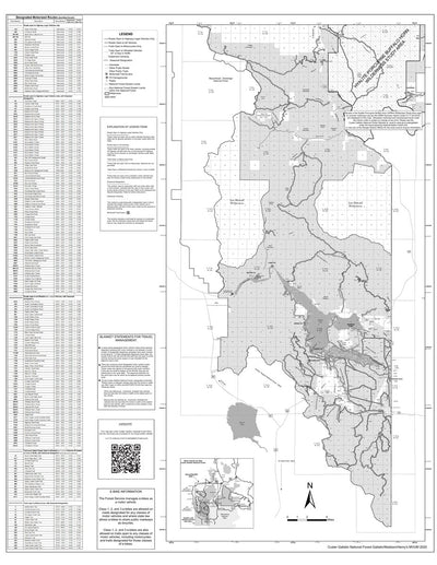 Custer Gallatin NF - Madison / Henry Ranges South MVUM 2025 Preview 1
