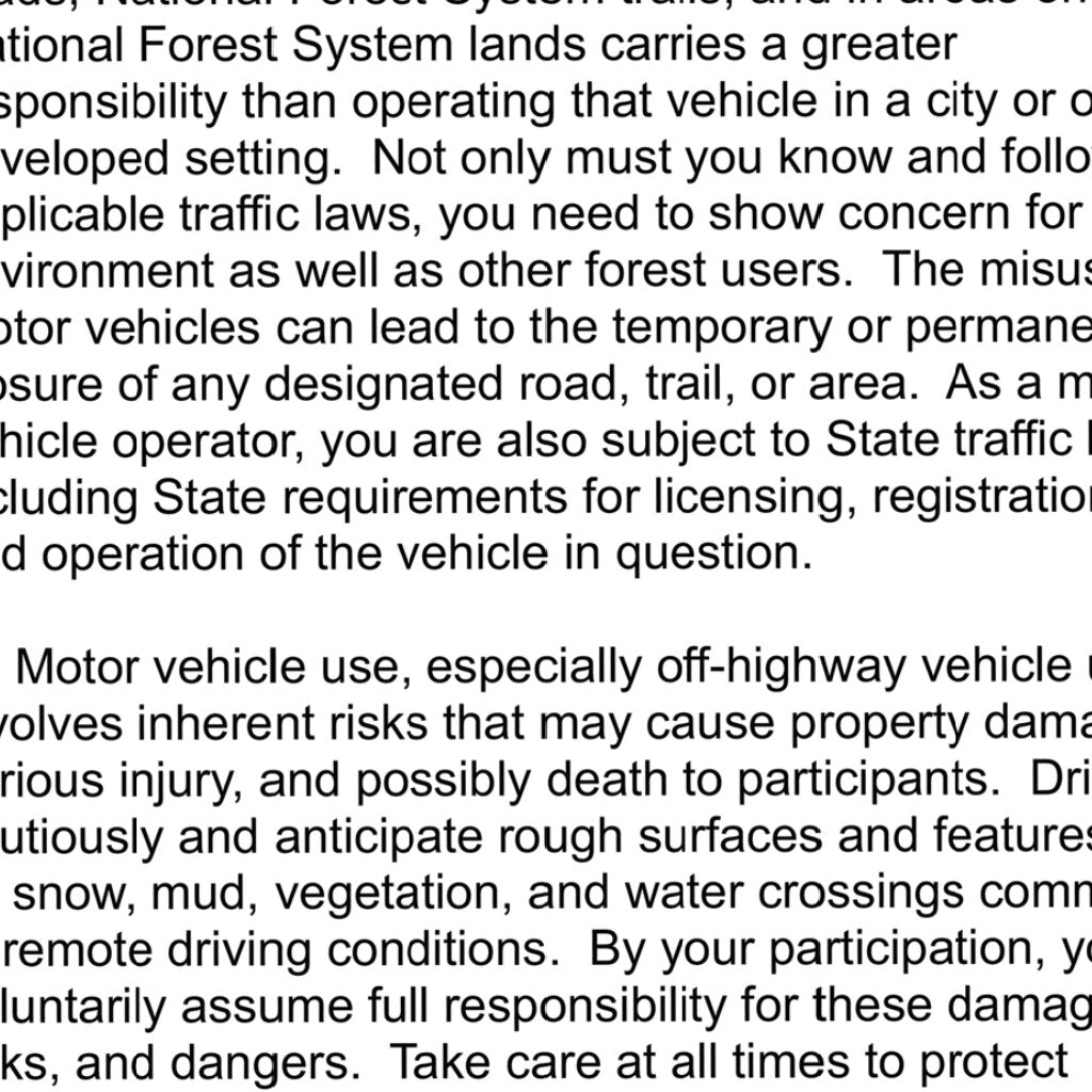 Flathead NF - Hungry Horse Ranger District MVUM 2024 Map by US Forest ...