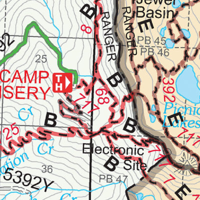 US Forest Service R1 Flathead NF Hungry Horse & Spotted Bear Ranger District 2014 digital map