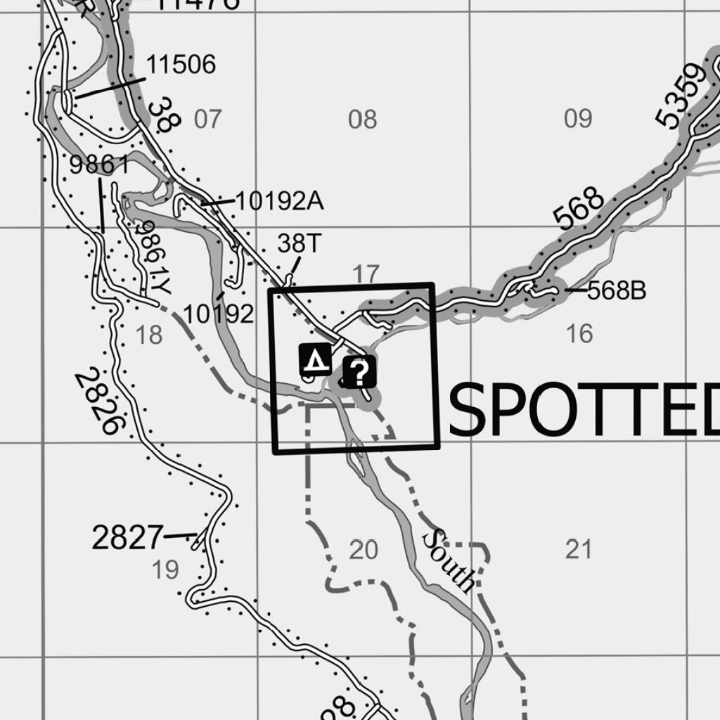 Flathead NF - Spotted Bear Ranger District MVUM 2024 Map by US Forest ...