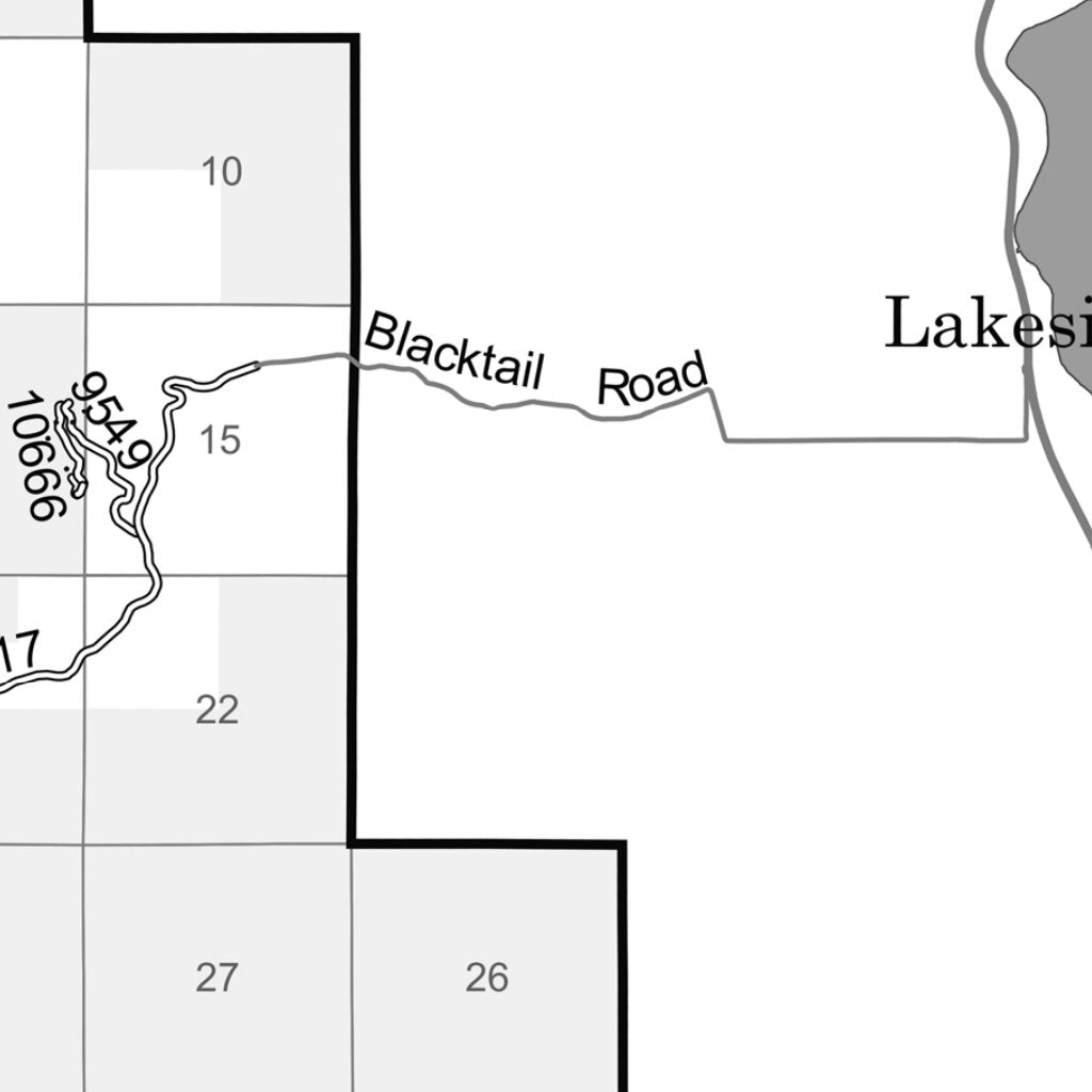 Flathead NF Swan Lake Ranger District North MVUM 2024 Map by US