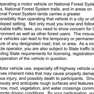 Flathead NF - Swan Lake Ranger District North MVUM 2024 Preview 3