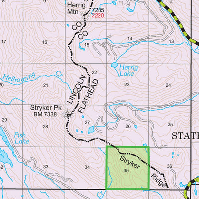 US Forest Service R1 Flathead NF Tally Lake Ranger District OSVUM 2011 digital map