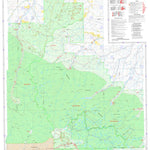 US Forest Service R1 Gallatin NF Visitor Map Central East 2013 digital map