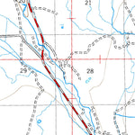 US Forest Service R1 Gallatin NF Visitor Map Central West 2013 digital map