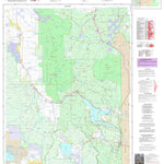 US Forest Service R1 Gallatin NF Visitor Map West South 2013 digital map