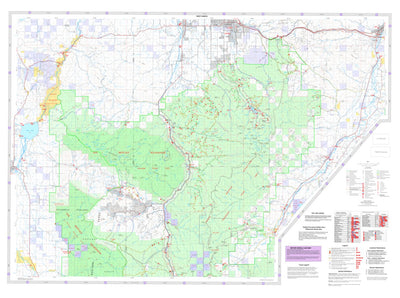 US Forest Service R1 Gallatin NF West North 2013 Admin Use Only digital map