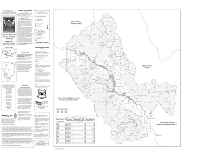 Kootenai NF - Cabinet Ranger District MVUM 2019 Preview 1