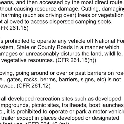 Kootenai NF - Three Rivers Ranger District South MVUM 2019 Preview 3