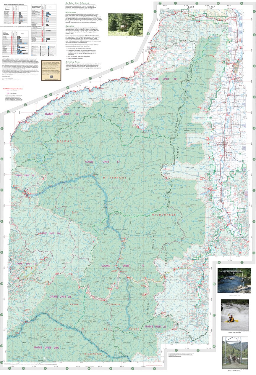 Nez Perce-Clearwater National Forests - Nez Perce NF East 2015 Limited ...