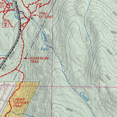 US Forest Service R10 Juneau Area Trails Guide - Lemon Creek to Mendenhall Valley Inset digital map