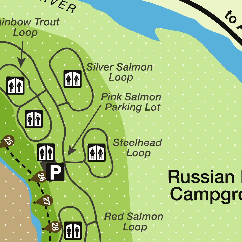 Kenai-Russian River Confluence Map by US Forest Service R10 | Avenza Maps