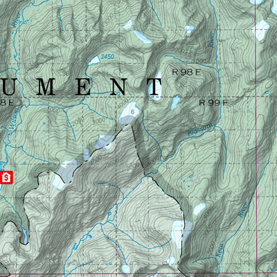 US Forest Service R10 Ketchikan Misty Fjords Ranger District (map front) digital map