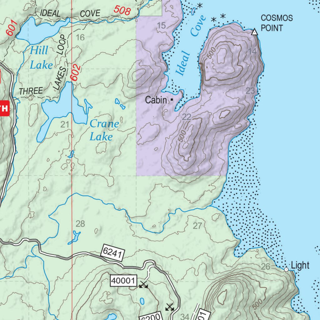 Petersburg Ranger District Mitkof Island Inset Map by US Forest Service ...