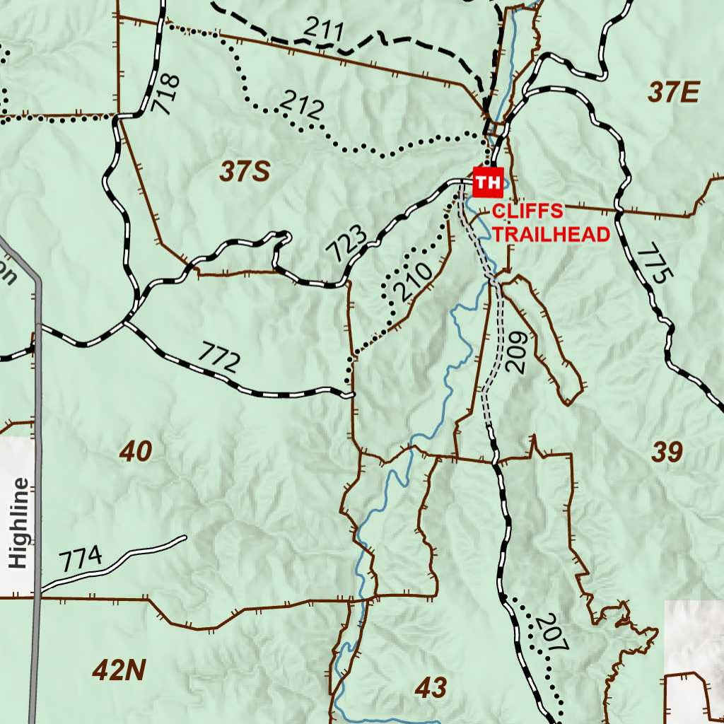 Nebraska NF - Pine Ridge Ranger District - MVUM (2026 Supplement) Map ...