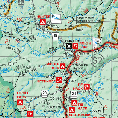 US Forest Service R2 Rocky Mountain Region ADMIN ONLY - Bighorn NF - South Half - 2023 digital map