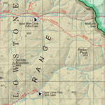 US Forest Service R2 Rocky Mountain Region ADMIN ONLY - Shoshone NF - North Half - Northern Area - 2024 digital map