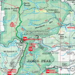 US Forest Service R2 Rocky Mountain Region Arapaho and Roosevelt National Forests Visitor Map (South Half) digital map