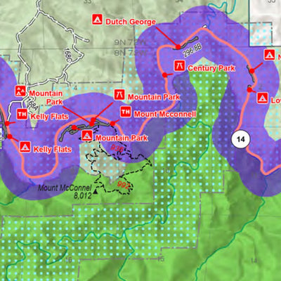 Arapaho and Roosevelt NFs – Recreational Sport Shooting Closures – Map 1 Preview 3