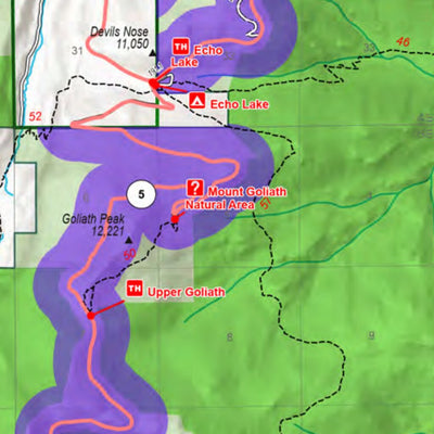 Arapaho and Roosevelt NFs – Recreational Sport Shooting Closures – Map 5 Preview 2