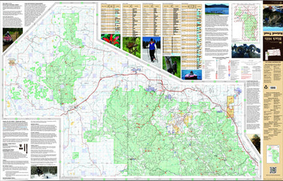 US Forest Service R2 Rocky Mountain Region Black Hills National Forest Visitor Map (North Half) digital map