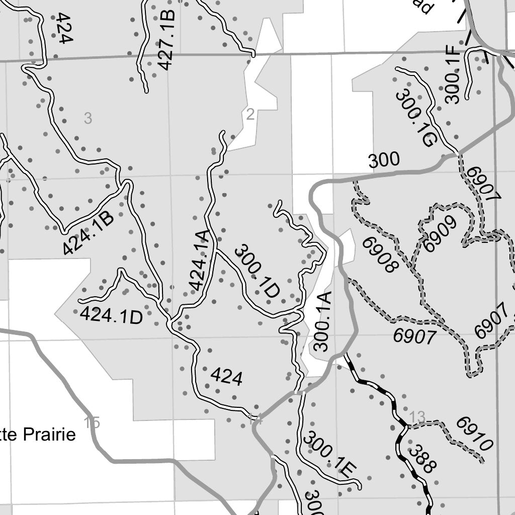 Black Hills NF - Mystic Ranger District - MVUM Map by US Forest Service ...
