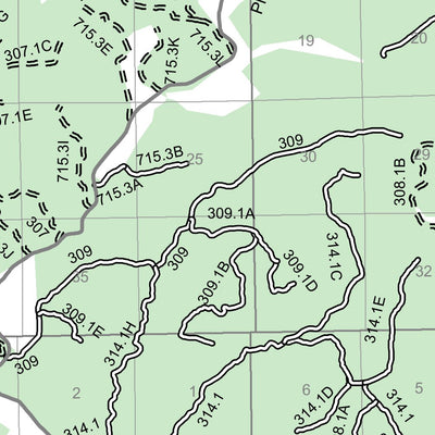 US Forest Service R2 Rocky Mountain Region Black Hills NF - South Central (South Dakota) - Recreation Map digital map