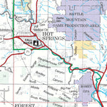 US Forest Service R2 Rocky Mountain Region Buffalo Gap National Grassland Visitor Map (West Half) digital map